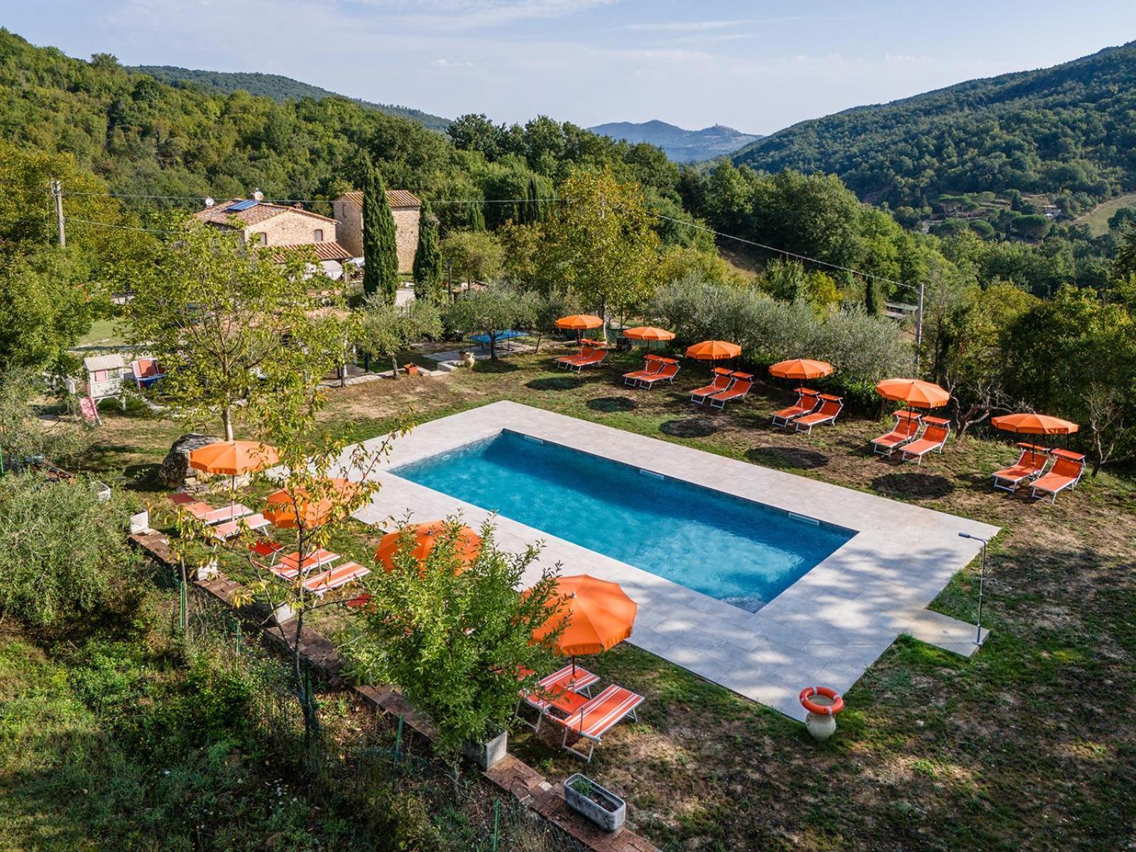 Agriturismo Santa Caterina Castelnuovo di Val di Cecina Bagian luar foto