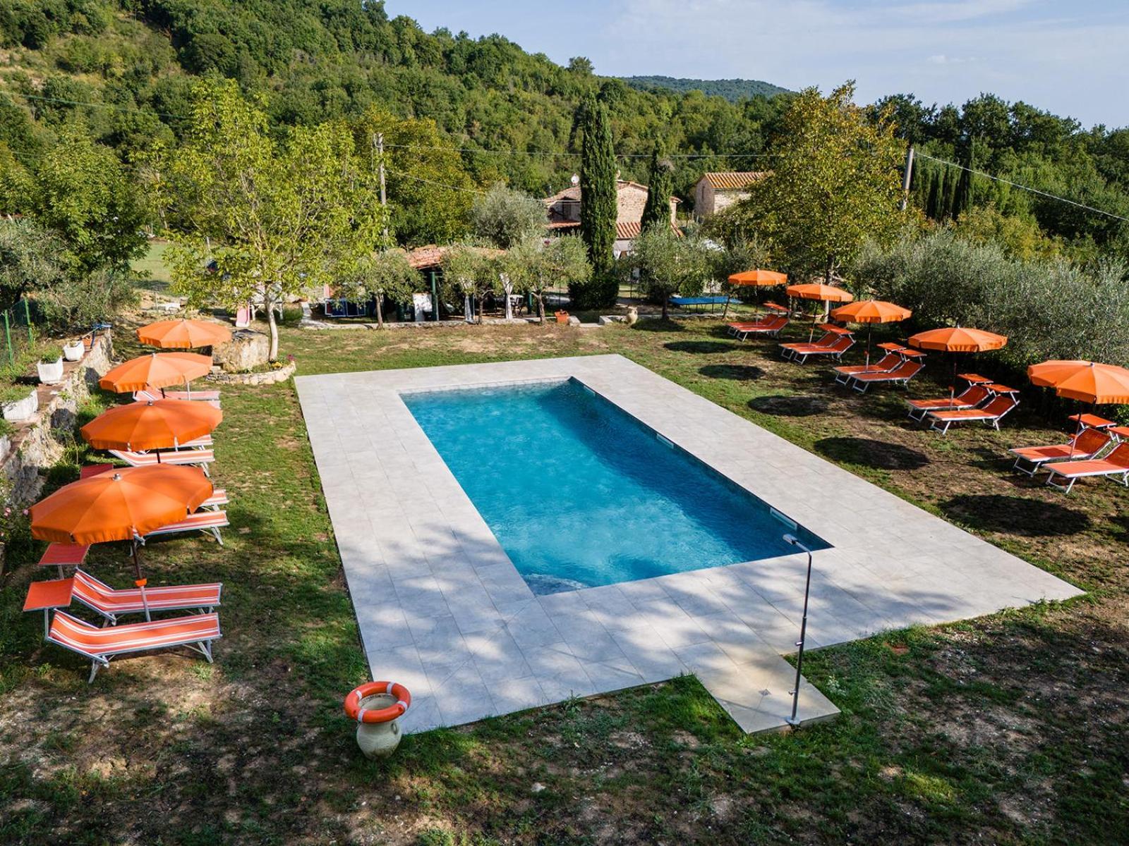 Agriturismo Santa Caterina Castelnuovo di Val di Cecina Bagian luar foto