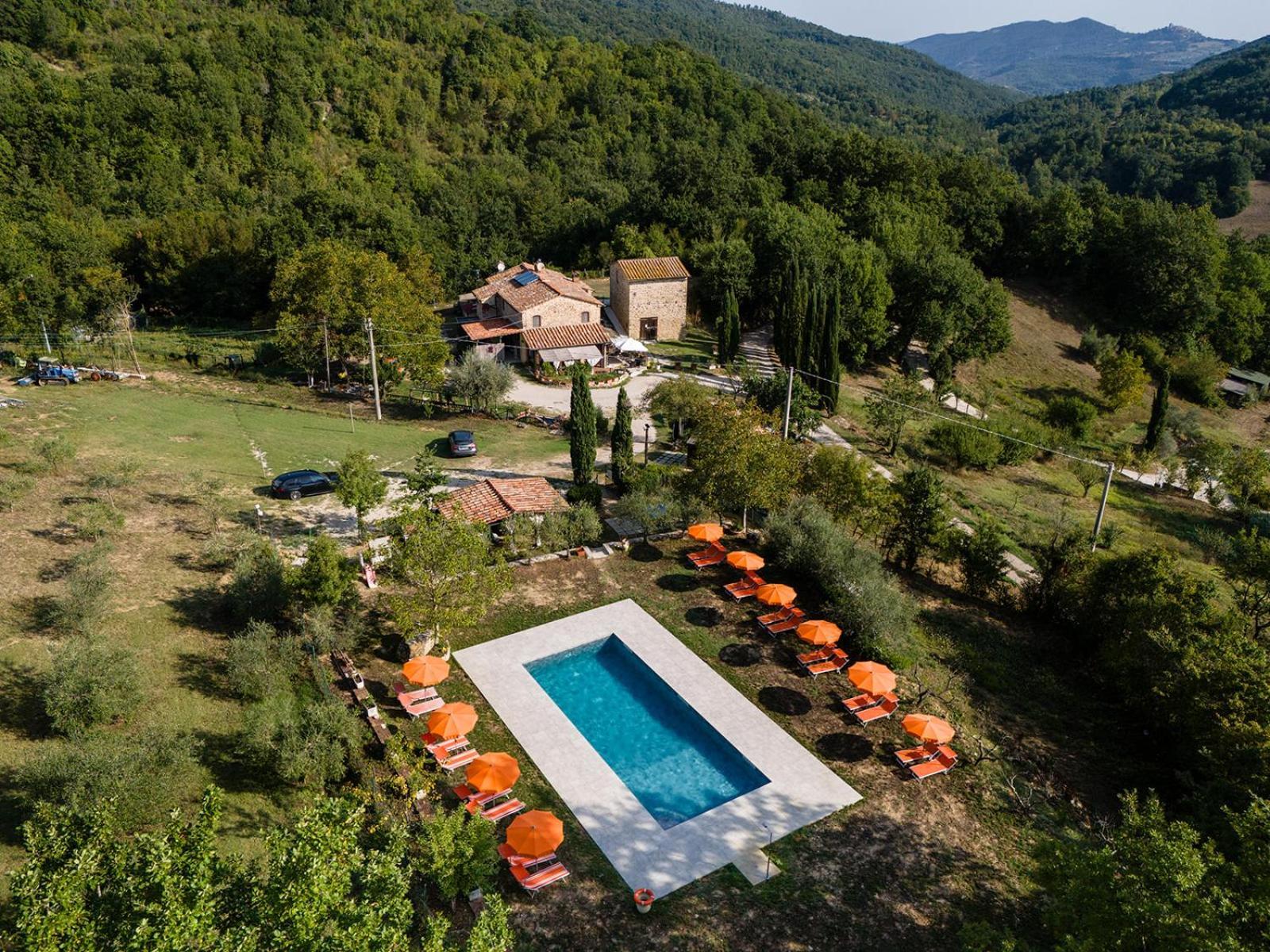 Agriturismo Santa Caterina Castelnuovo di Val di Cecina Bagian luar foto